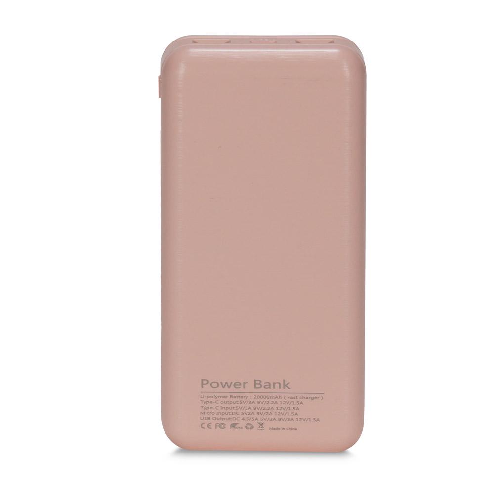 Повербанк Kraft KPB-2020FC 22.5W QC 3.0 20000 mAh Pink (43-00096) - фото 5