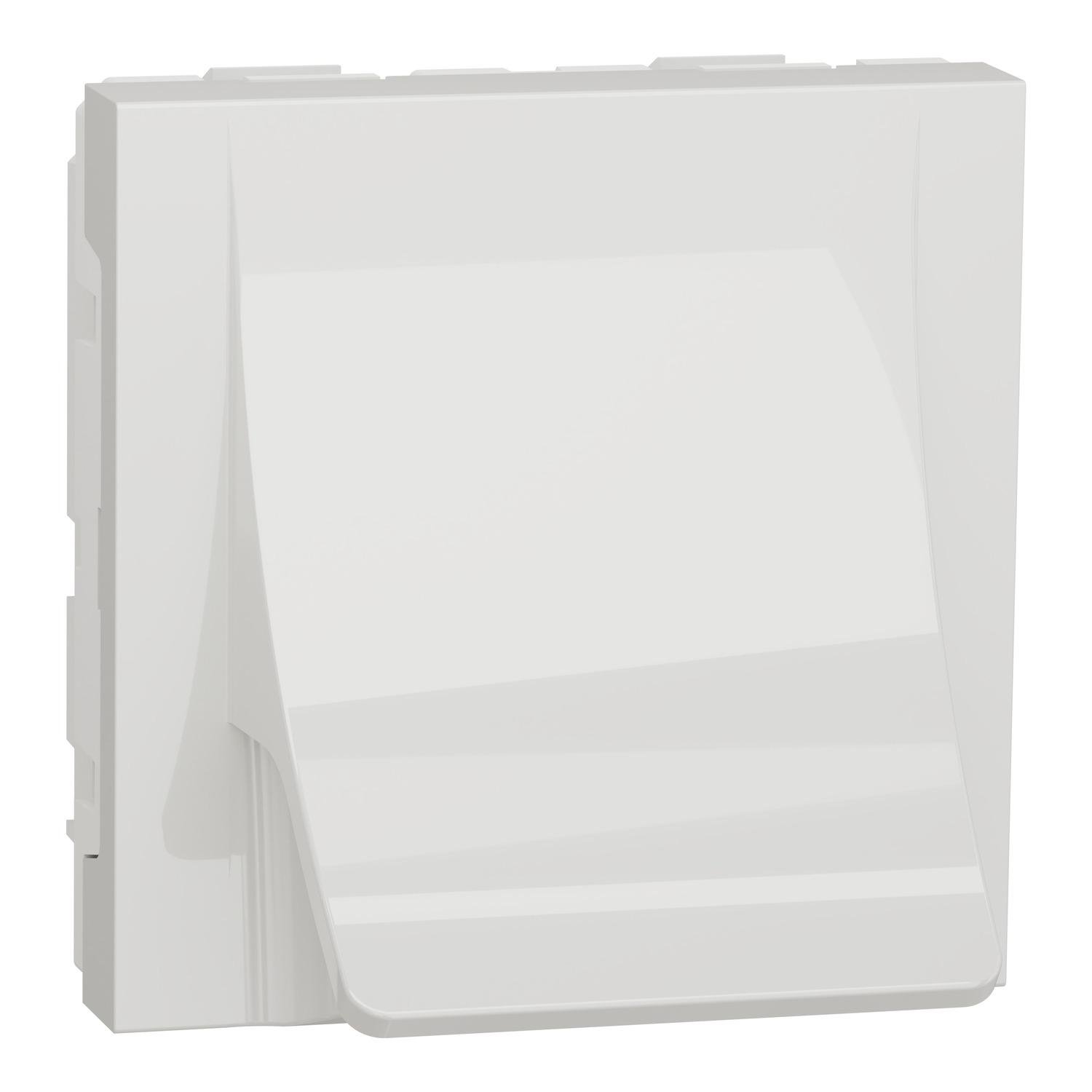 Розетка кабельная Schneider Electric Unica New 2 модуля Белый (NU386218)