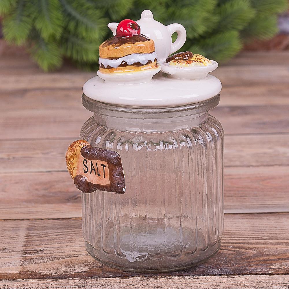 Банка для сыпучих Коллекция с пироженками (4521)