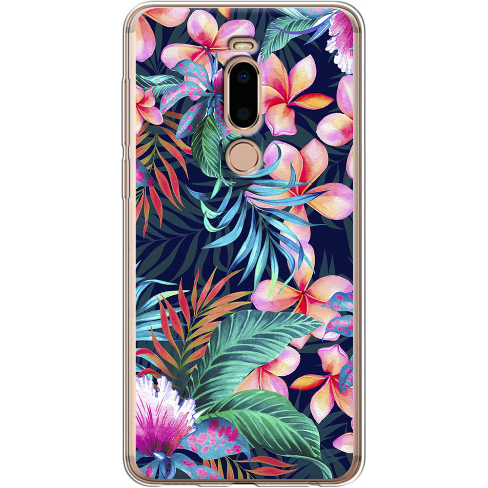 Чохол Boxface Meizu M8 flowers in the tropics Прозорий силікон (35852-up1971-35852)