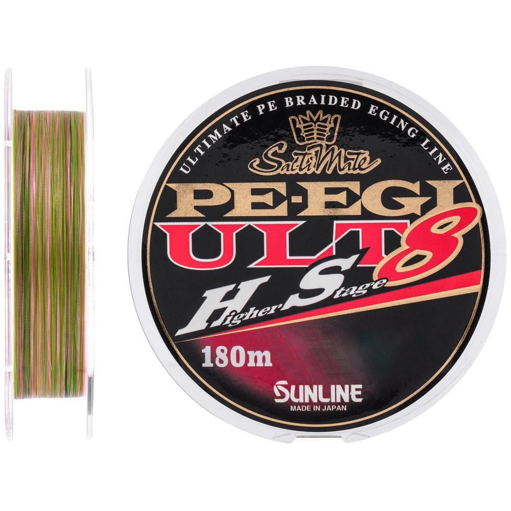 Шнур Sunline PE EGI ULT HS8 #0,5/0,117 мм 3,9 кг 180 м (1400852020)
