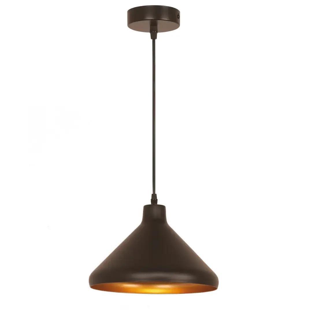 Подвесной светильник Velmax V-CL-MUSHROOM-Bl-G 60W E27 220V Черный (28687616)