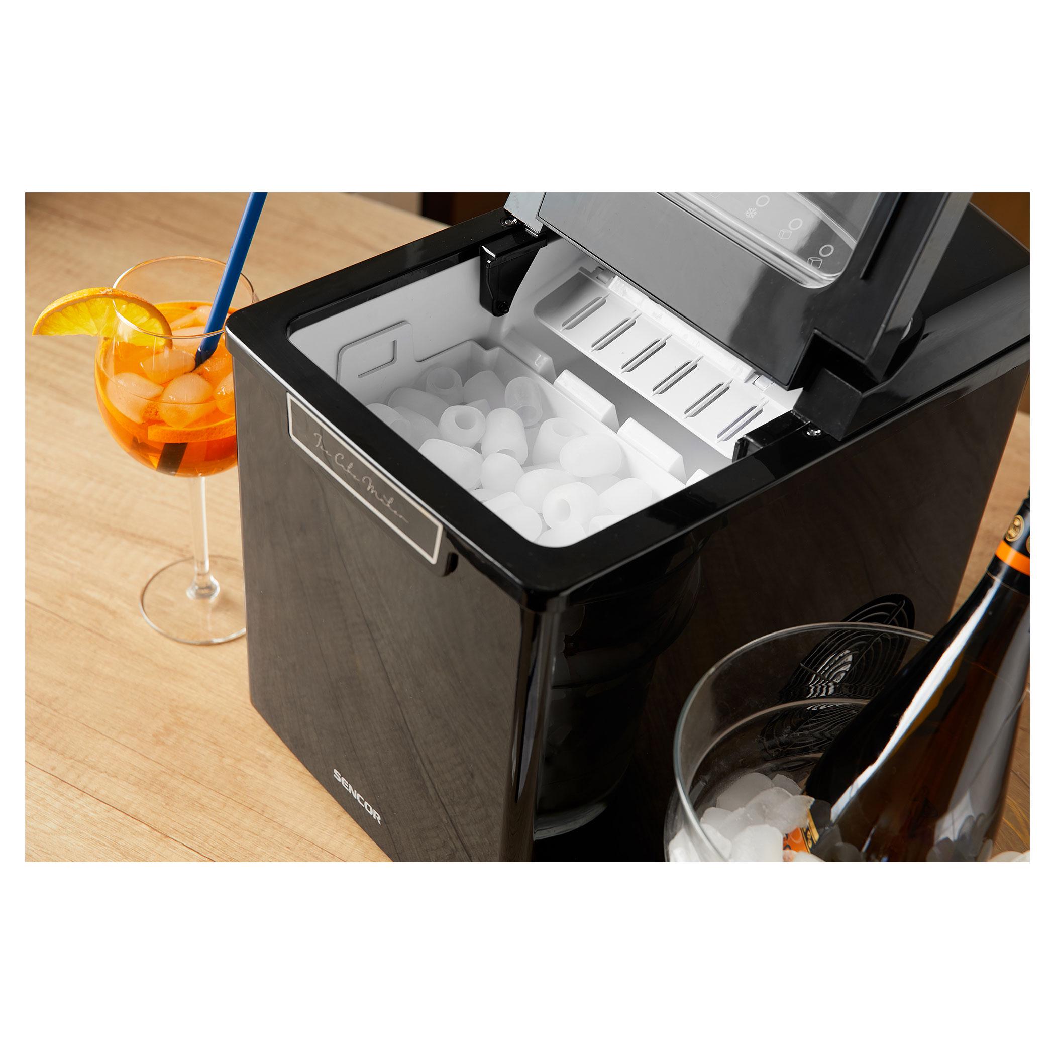 Льдогенератор Sencor SIM3000BK портативный бытовой 105 Вт R600a Черный (622465) - фото 9 Льдогенератор Sencor SIM3000BK портативный бытовой 105 Вт R600a Черный (622465) - фото 9