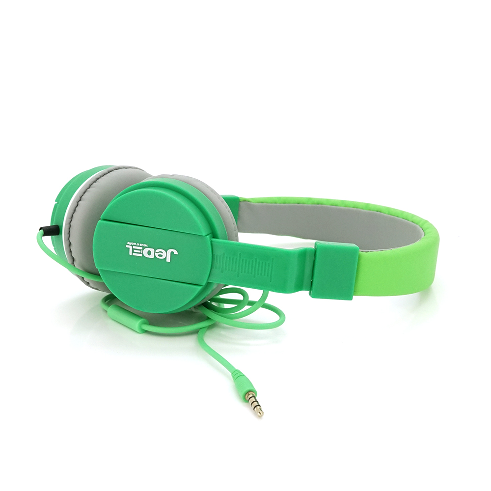 Наушники проводные Jedel WAVE6 с микрофоном Зеленый (25688753)