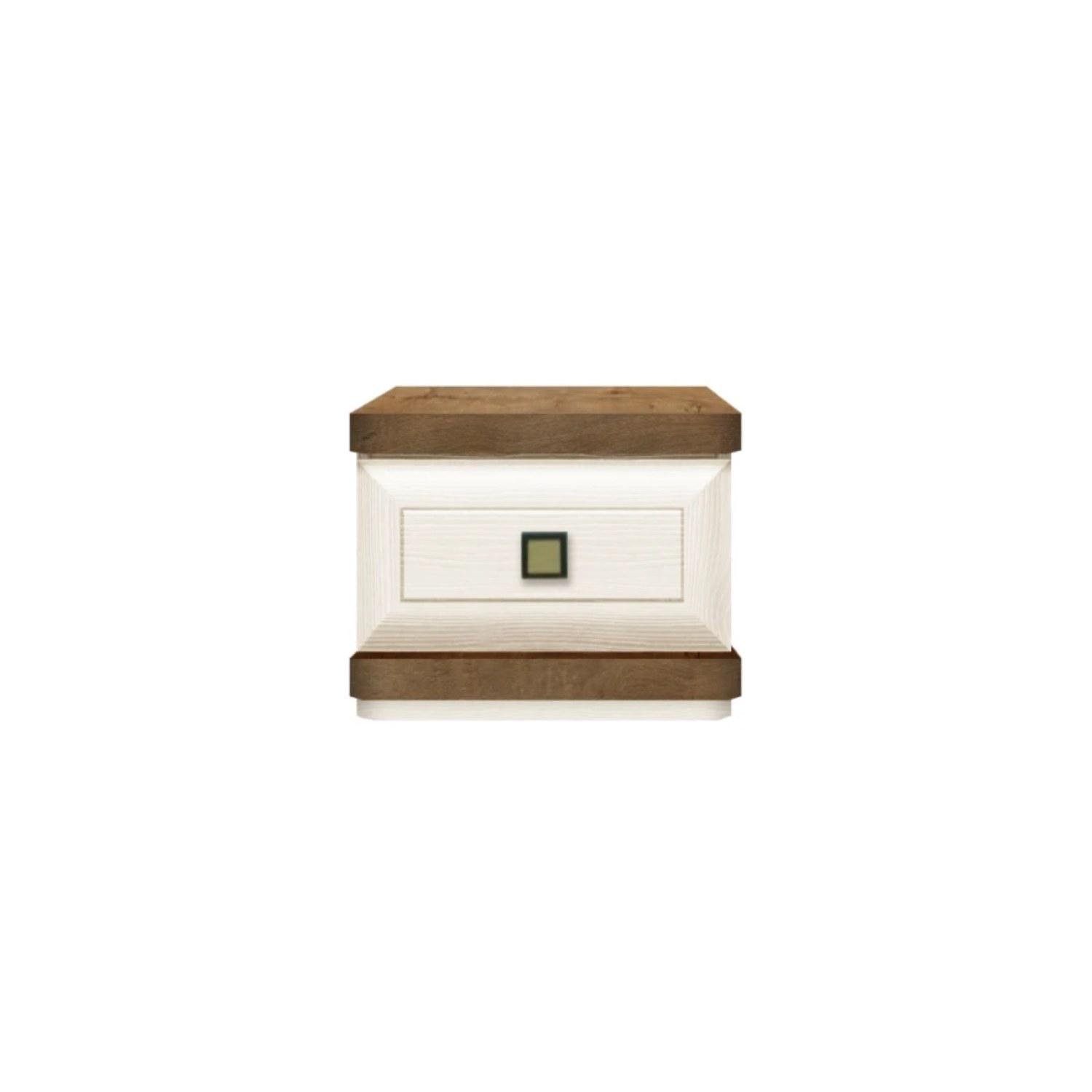 Тумба прикроватная ВМК Орегон KOM1S Сосна аризонская/Дуб больцано (GRB-1979)