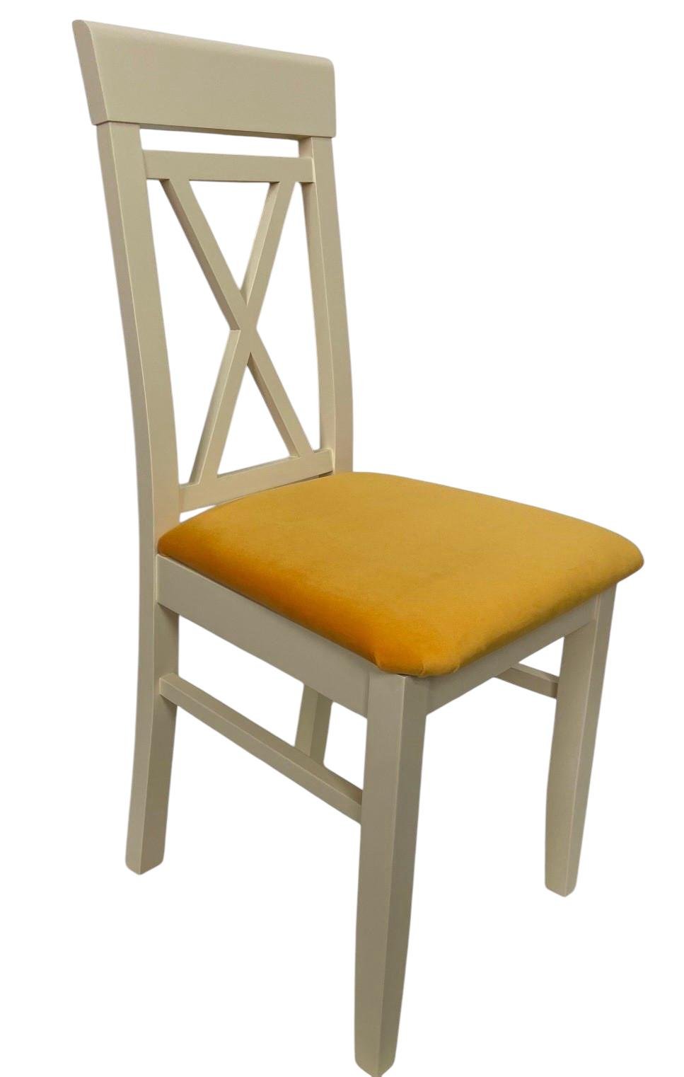 Стул обеденный Скиф ЖУР-18 деревянный Ваниль/Лагуна-19 (25714271)