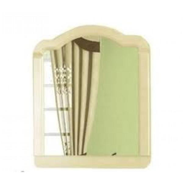 Зеркало настенное Барокко 900x750 из ДСП цвет береза Мебель Сервис