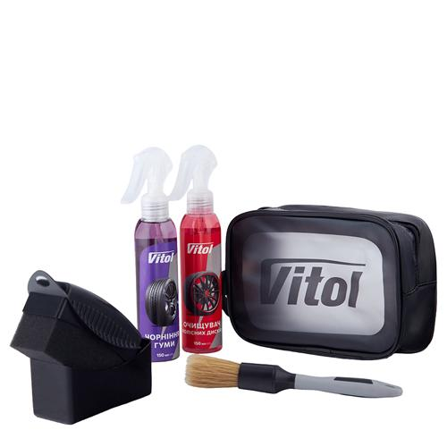 Набор по уходу за дисками и резиной Vitol (00000064134)