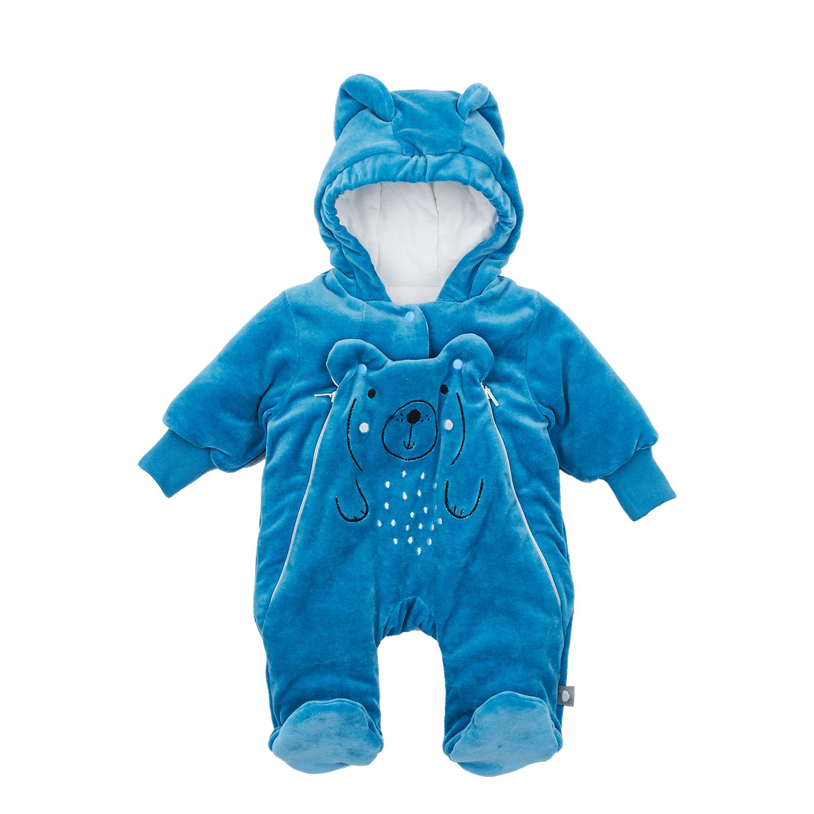 Комбинезон детский демисезонный ЛяЛя на хлопке 56см (8ВЛ061)