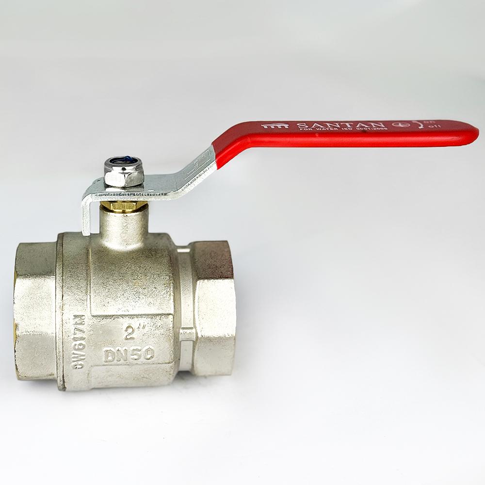 Кран шаровой для воды SANTAN 600 2" внутренний-внутренний Красный (58298) - фото 2 Кран шаровой для воды SANTAN 600 2" внутренний-внутренний Красный (58298) - фото 2