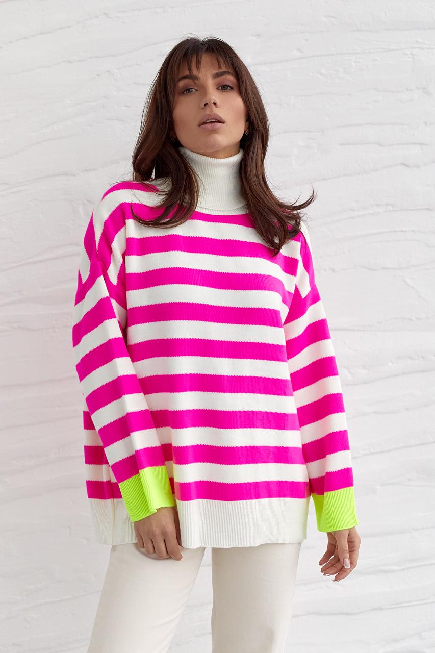 Кофта женская oversize S Фуксия (9442674)