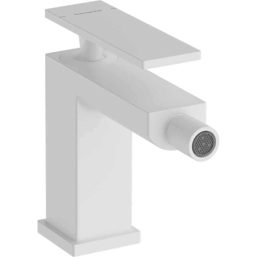 Смеситель для биде Hansgrohe Tecturis Е однорычажный Белый матовый (73200700)