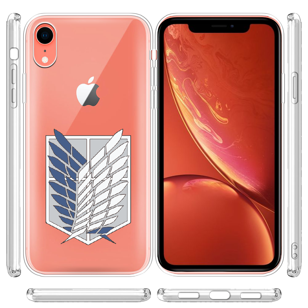 Чохол Boxface iPhone XR Атака Титанів Крила Свободи Прозорий силікон (35417-bk88-35417) - фото 3