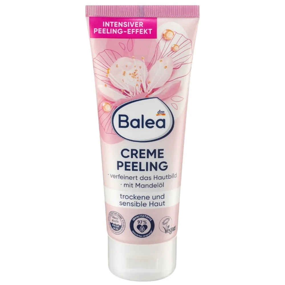 Крем-пилинг Balea Creme-Öl Hand Lotion с миндальным маслом для сухой кожи рук 100 мл