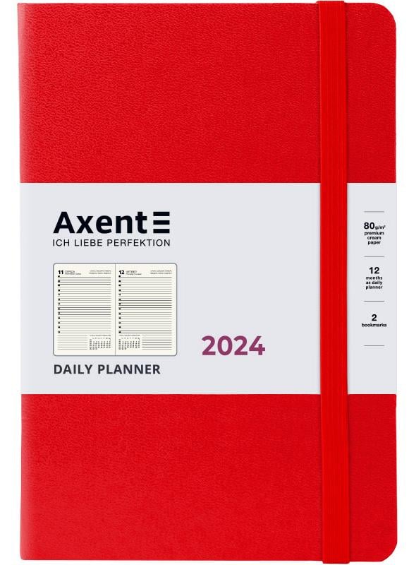 Дневник AXENT 2024 Partner Strong 145x210 Красный (8819-24-05-A)