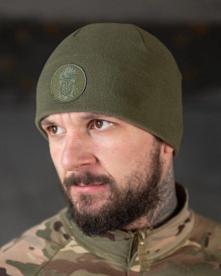 Шапка тактическая флисовая one size Олива (PK1057)