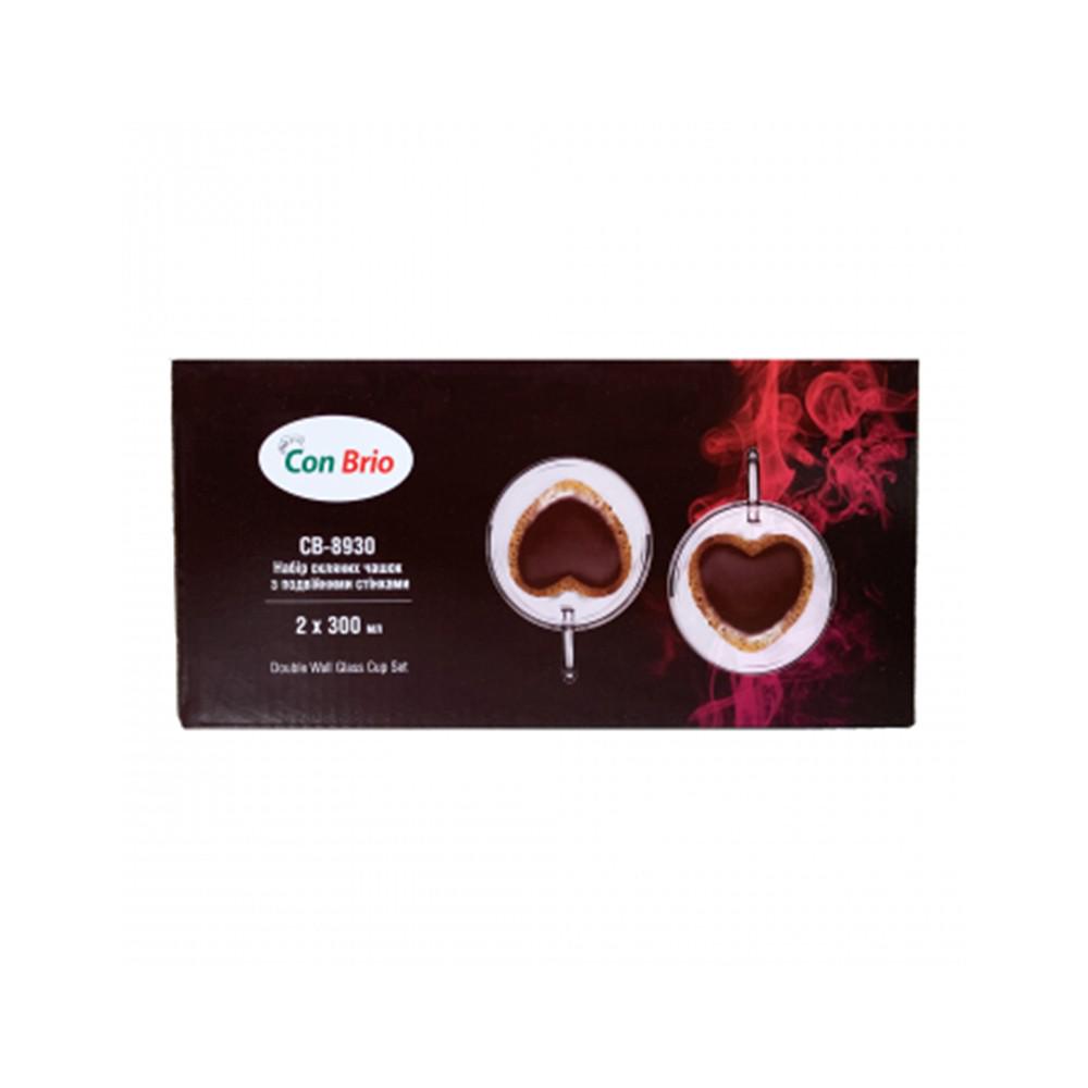 Набір чашок Con Brio 2 шт. 300 мл (8930-2-CB) - фото 2 Набір чашок Con Brio 2 шт. 300 мл (8930-2-CB) - фото 2