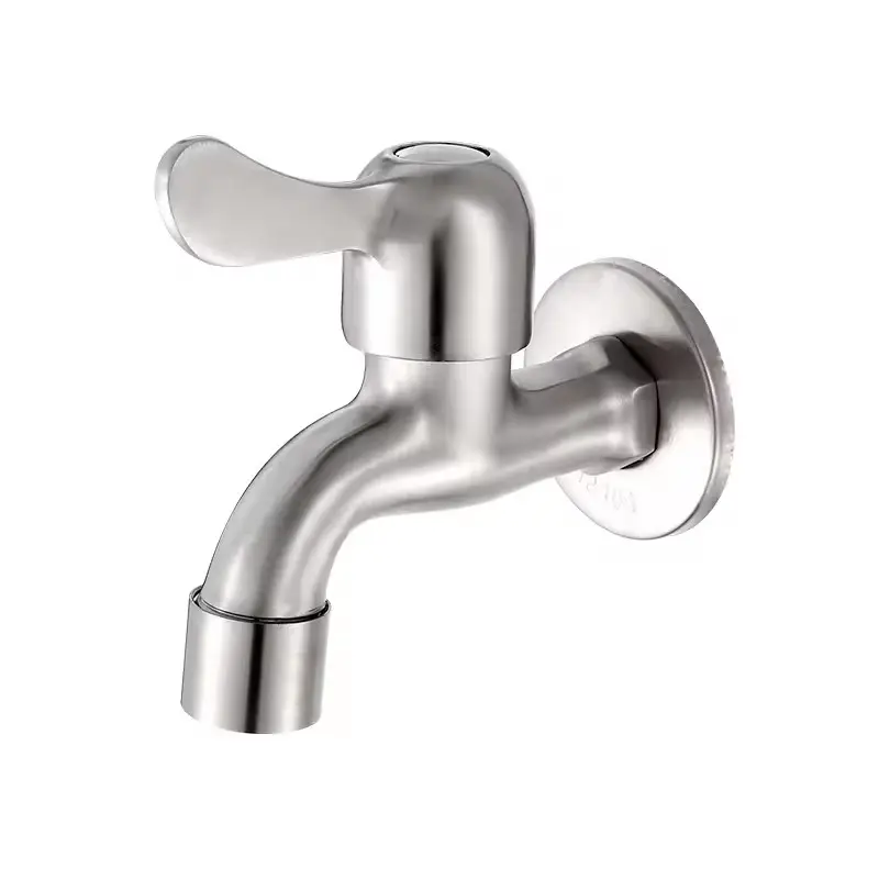 Кран поливочный для холодной воды настенный из нержавеющей стали SUS304 Zerix BIB-001 (ZX5687) Кран поливочный для холодной воды настенный из нержавеющей стали SUS304 Zerix BIB-001 (ZX5687)