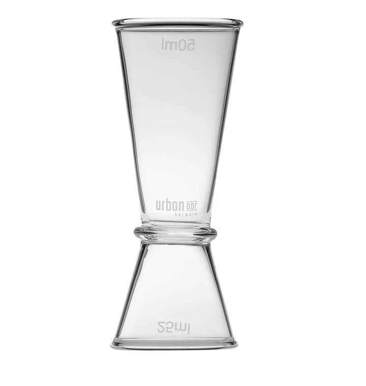 Джигер барный Urban Bar Ginza стеклянный 25/50 мл Прозрачный (UB3758)