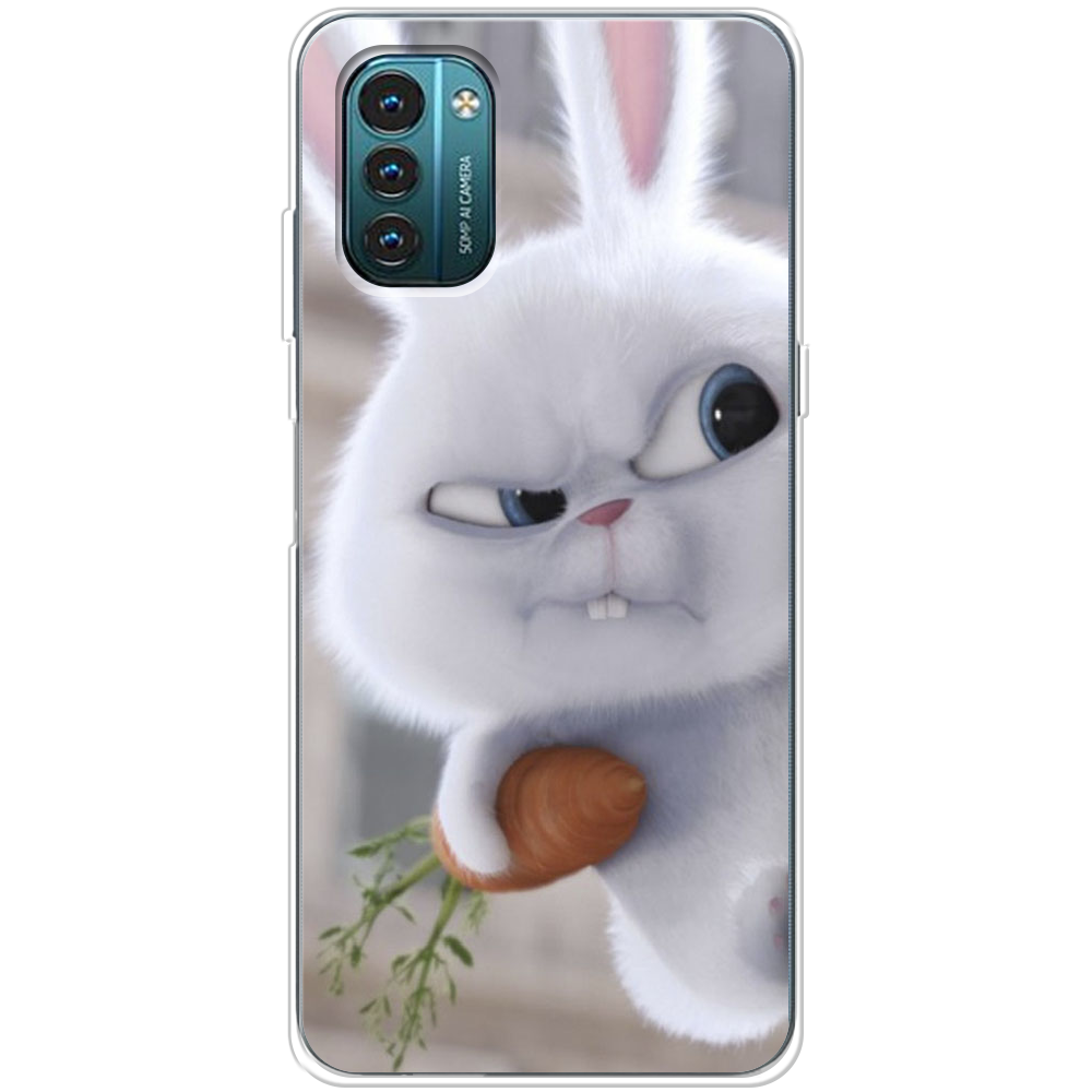 Чехол BoxFace Nokia G21 Rabbit Snowball Прозрачный силикон (44288-up1116-44288)