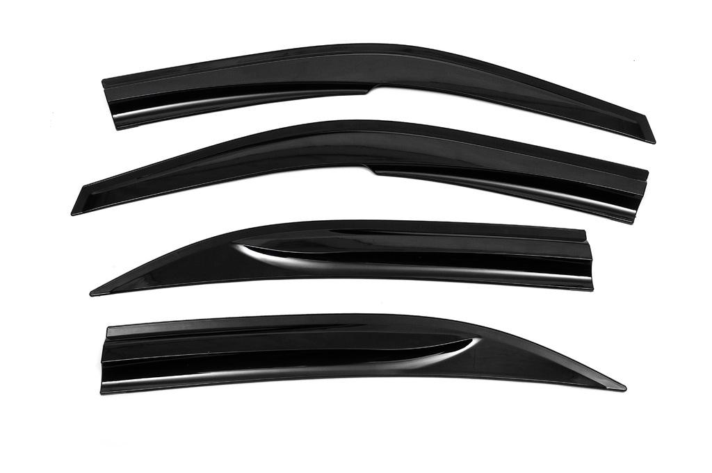 Ветровики SD Sunplex для Mercedes E-сlass W210 1995-2002 гг. полистирол Черный