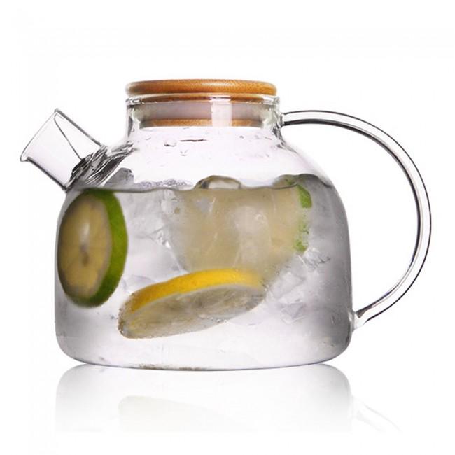 Чайник с бамбуковой крышкой 1000 мл (401474) - фото 5 Чайник с бамбуковой крышкой 1000 мл (401474) - фото 5