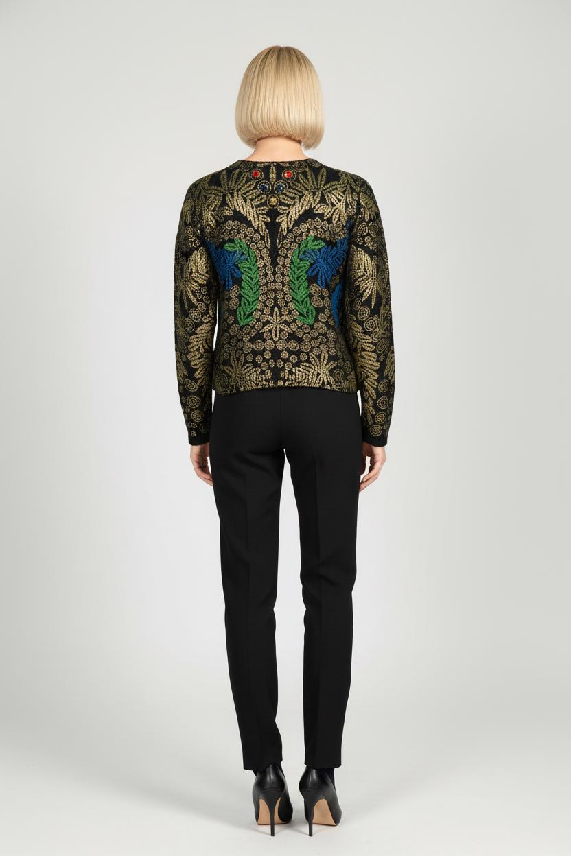 Свитер женский демисезонный Lowett LW-835306 р. 42 Черный (17852191) - фото 5 Свитер женский демисезонный Lowett LW-835306 р. 42 Черный (17852191) - фото 5