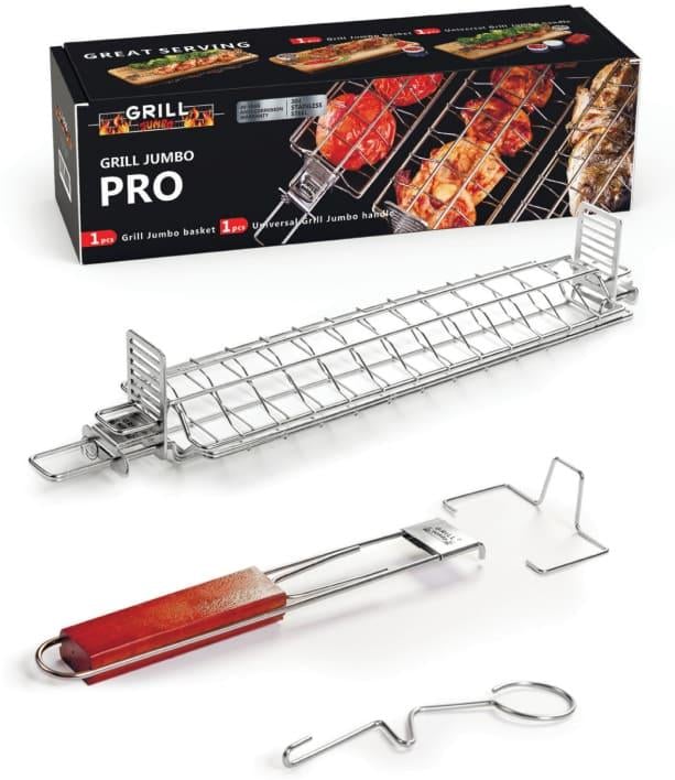 Набор решеток Grill Jumbo Pro с регулируемой сеткой для гриля (7771)