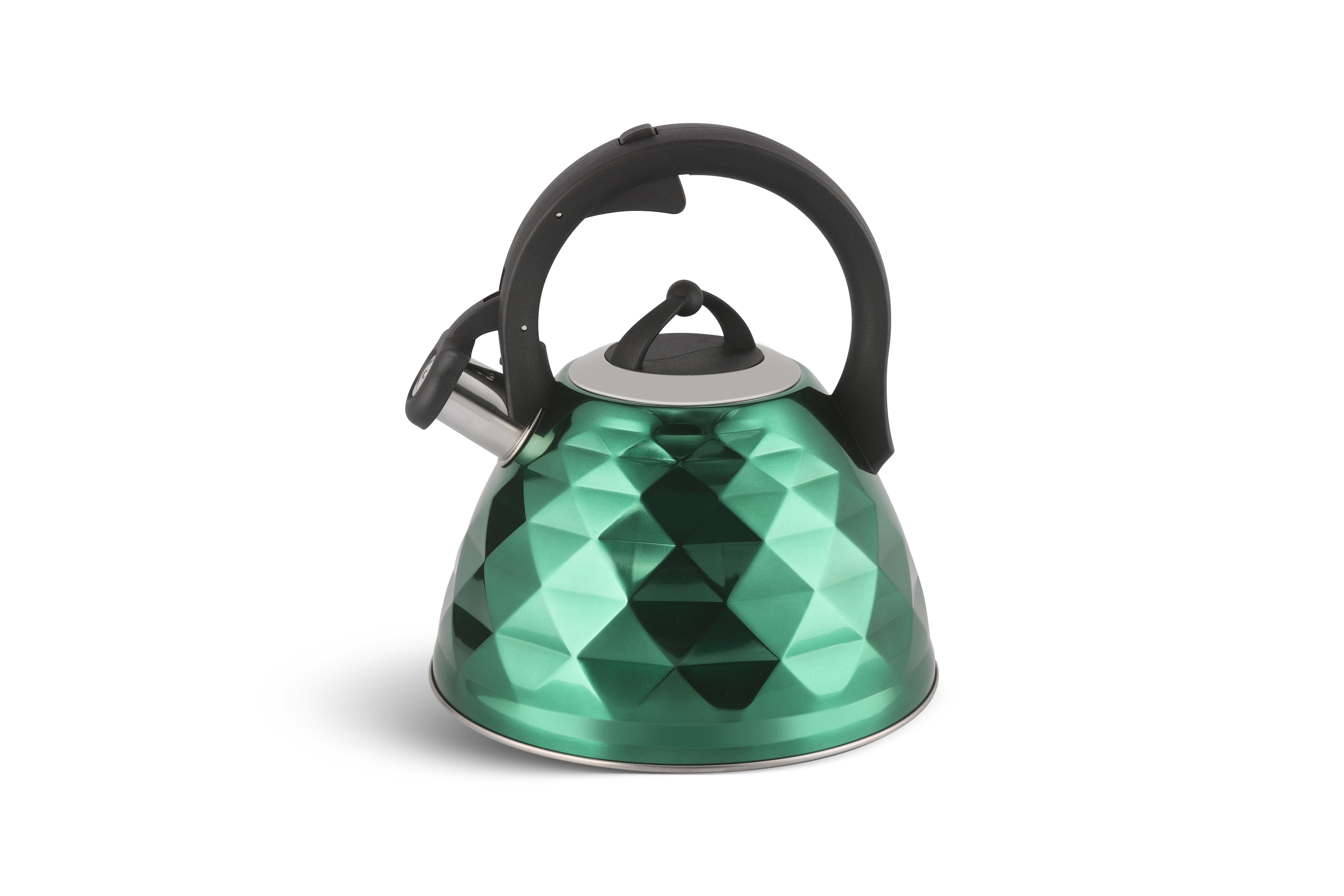Чайник Edenberg со свистком из нержавеющей стали 3 л (EB-8821-green)