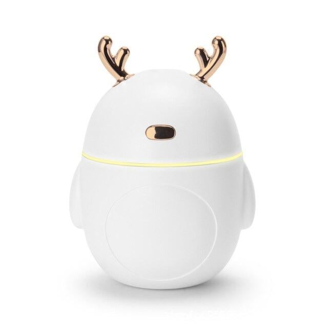 Зволожувач повітря Зайчик EL-544-19 з LED підсвічуванням 320 мл USB Білий