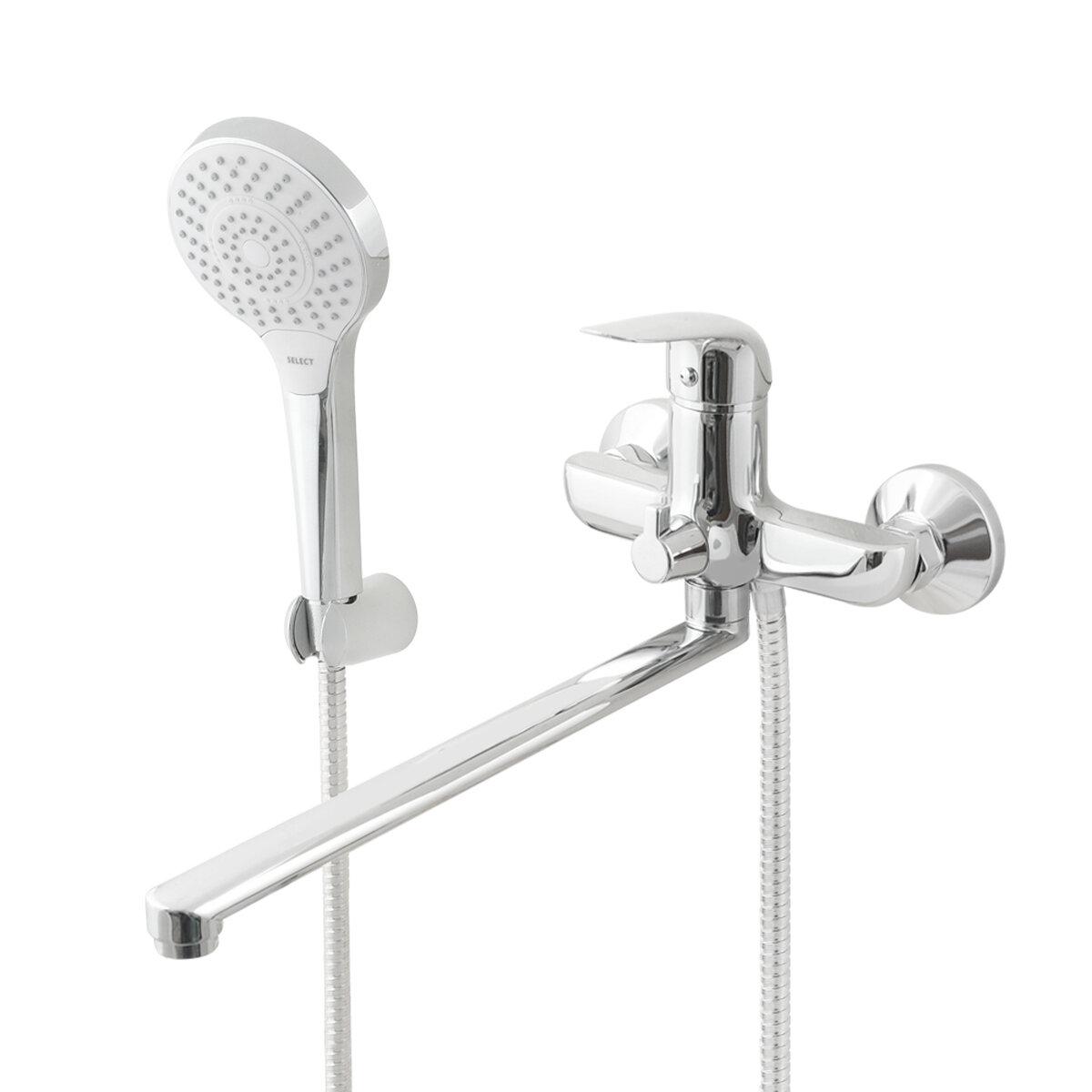 Смеситель для ванны Venta VU366DC с лейкой для душа Хром (SW-95889)