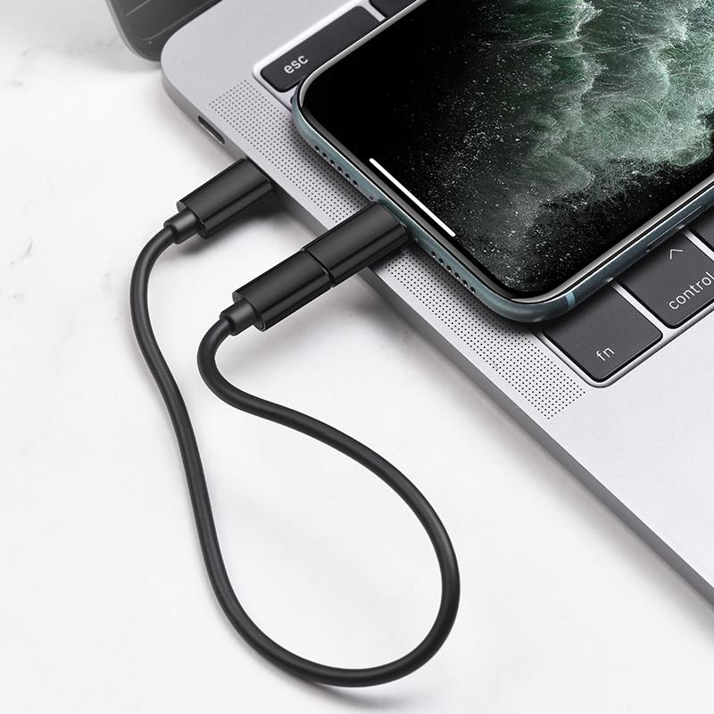 Кабель Hoco U86 Lightning Micro USB Type-C 3А Черный - фото 5