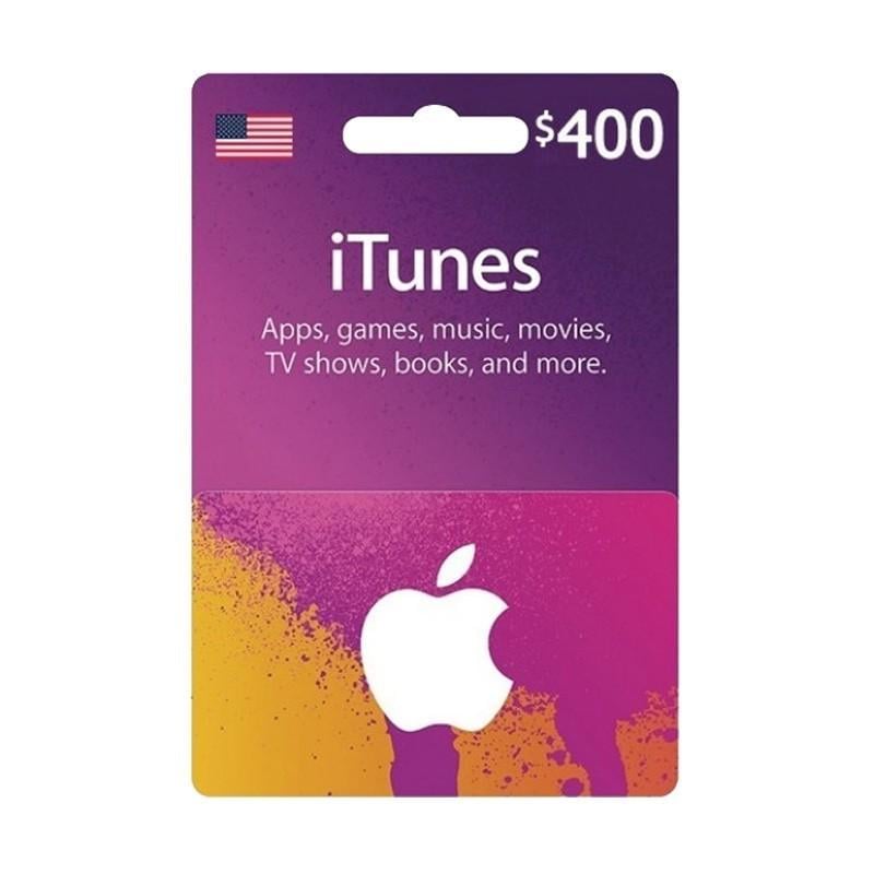Подарочная карта iTunes/App Store Gift Card 400 USD US регион (30408559)