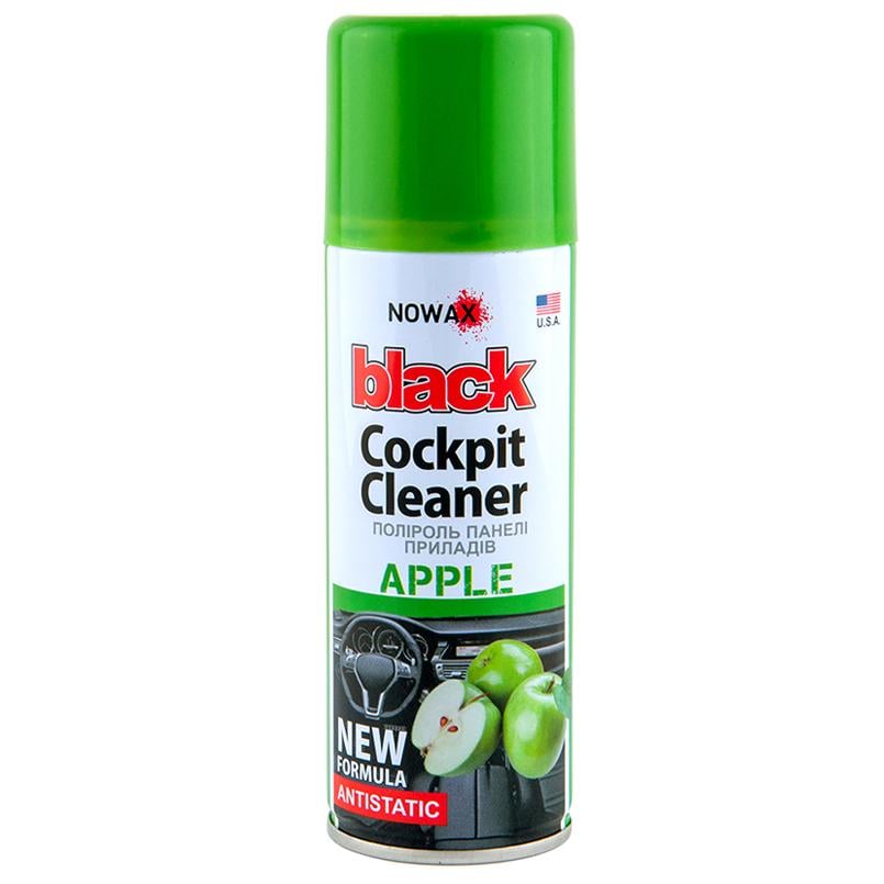 Полироль для приборной панели Nowax Cockpit Cleaner Spray Яблоко 200 мл (NX00208)