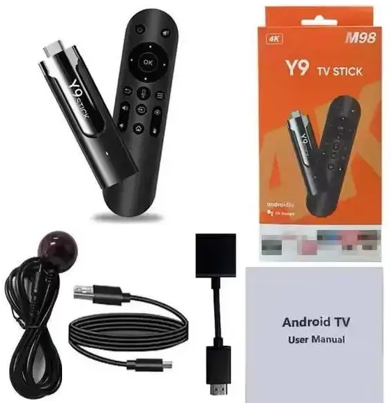 Смарт-ТВ приставка 2/16 Гб Smart TV Stick Android 12 з голосовим пультом M98 Y10 (29511102) - фото 3 Смарт-ТВ приставка 2/16 Гб Smart TV Stick Android 12 з голосовим пультом M98 Y10 (29511102) - фото 3