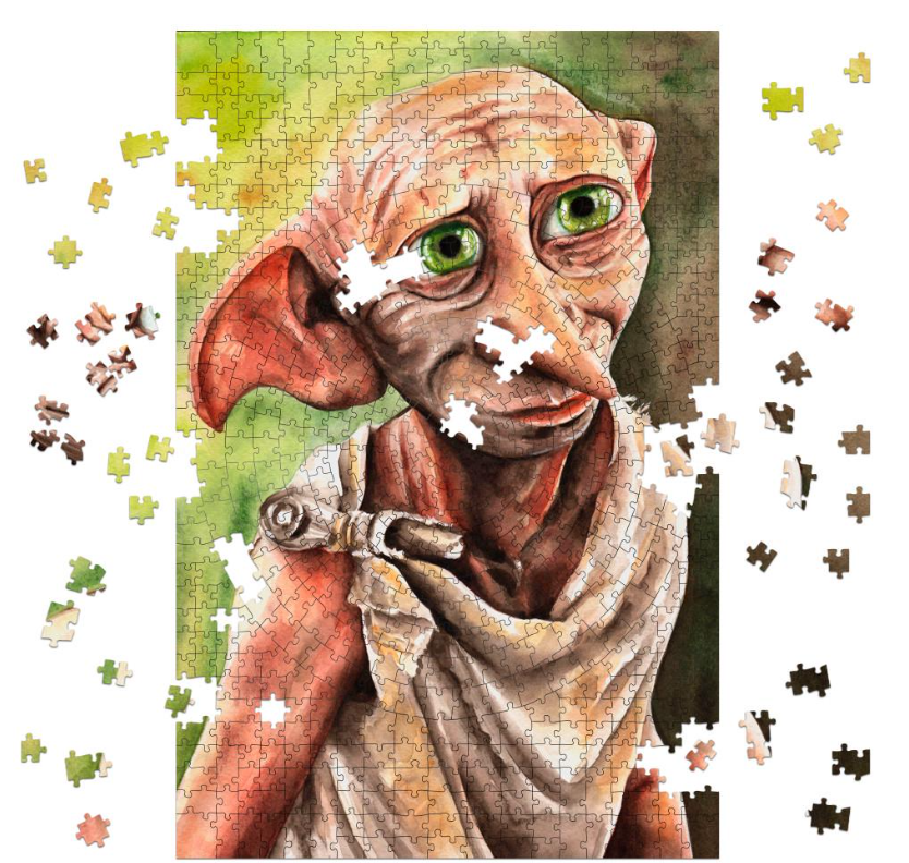 Пазл деревянный TheGravix Гарри Поттер Добби 630 деталей 57x87 cм Пазл деревянный TheGravix Гарри Поттер Добби 630 деталей 57x87 cм