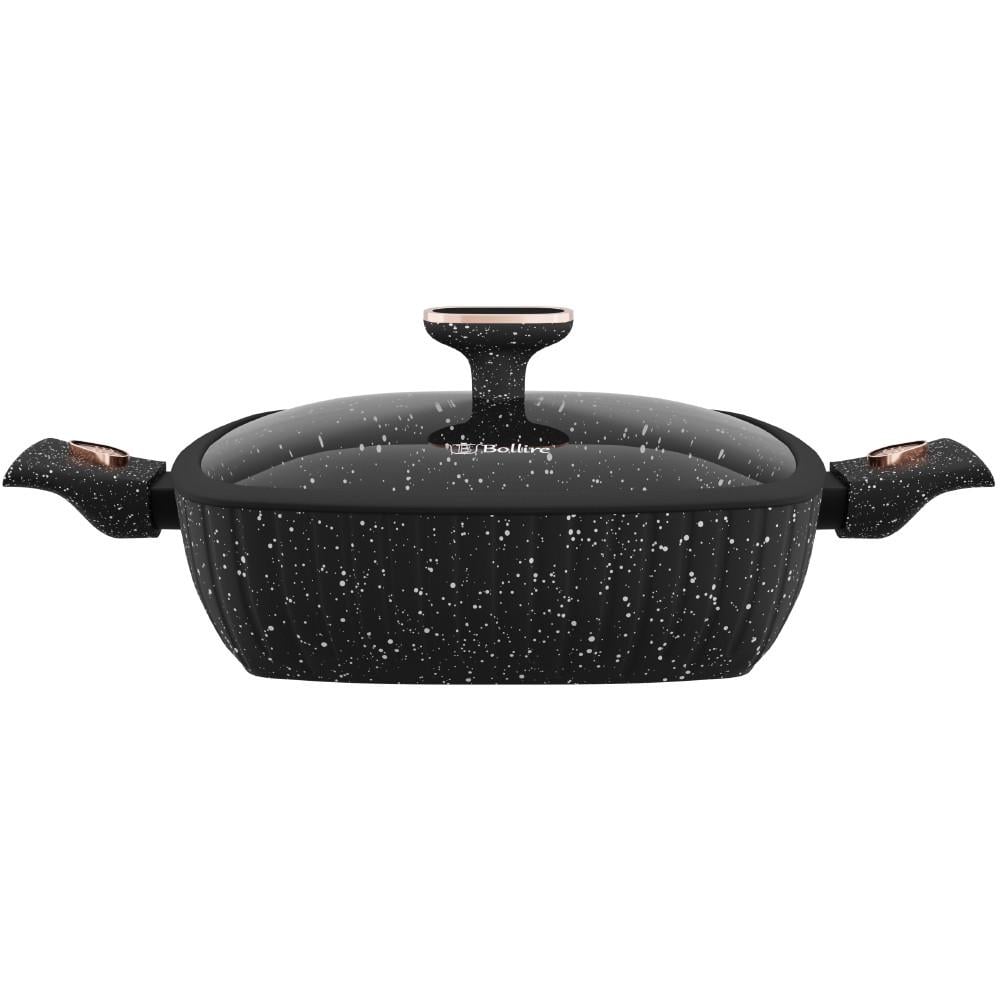 Сковорода сотейник с антипригарным покрытием Bollire Sicilia 4,4 л 28x28 см (BR-1515) Сковорода сотейник с антипригарным покрытием Bollire Sicilia 4,4 л 28x28 см (BR-1515)