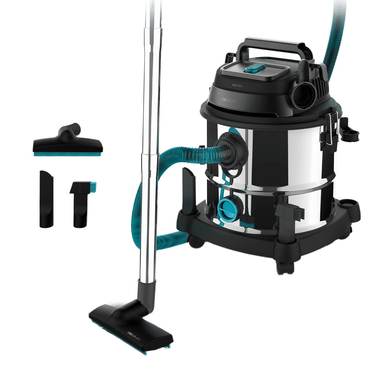 Пилосос CECOTEC Conga Rockstar Wet & Dry Steel Max (00-00136079) Пилосос CECOTEC Conga Rockstar Wet & Dry Steel Max (00-00136079)