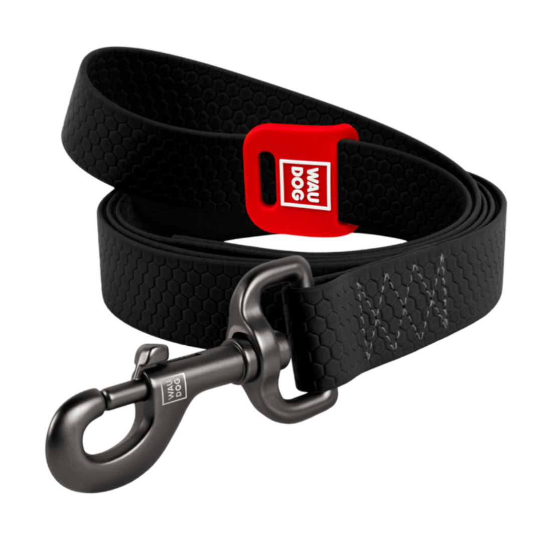 Поводок для собак водостойкий WAUDOG Waterproof L/XXL Черный