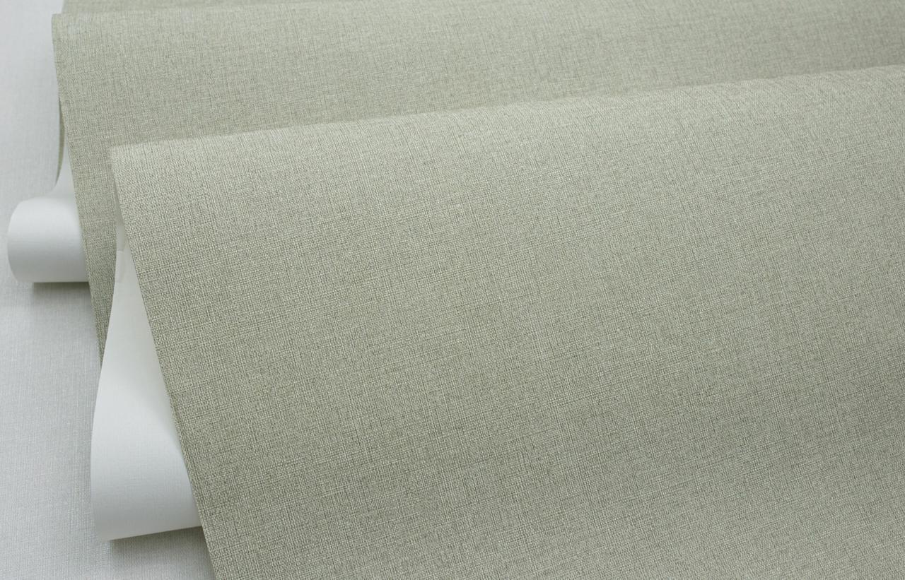 Обои флизелиновые SINTRA Jazz Meadow UNI 460443 фон винил горячего тиснения 1,06х10,05 м Зеленый