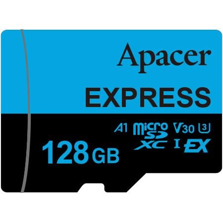Карта памяти Apacer Express microSDXC 128 Гб PCIe NVMe UHS-I U3 V30 A1 (AP128GMCEXG3X17-RA)