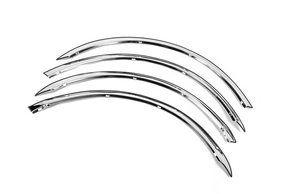 Накладки на арки Max chrome для Skoda Octavia II A5 2006-2010 гг. нержавеющая сталь Хром
