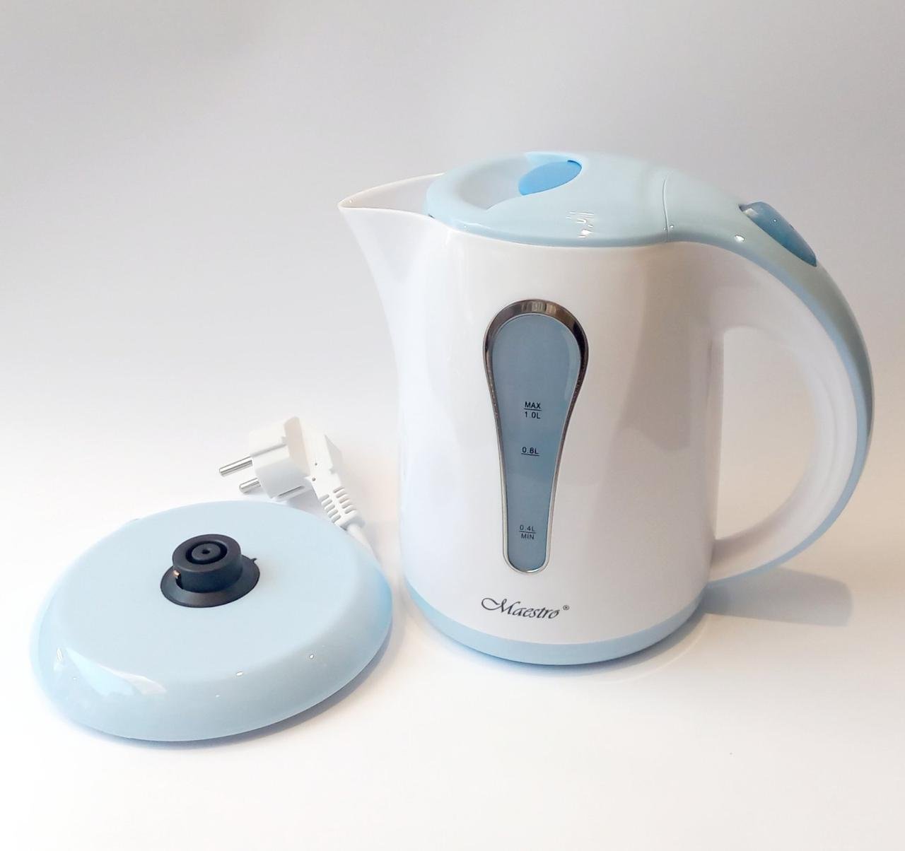Чайник електричний Maestro MR-028-BLUE - фото 6 Чайник електричний Maestro MR-028-BLUE - фото 6