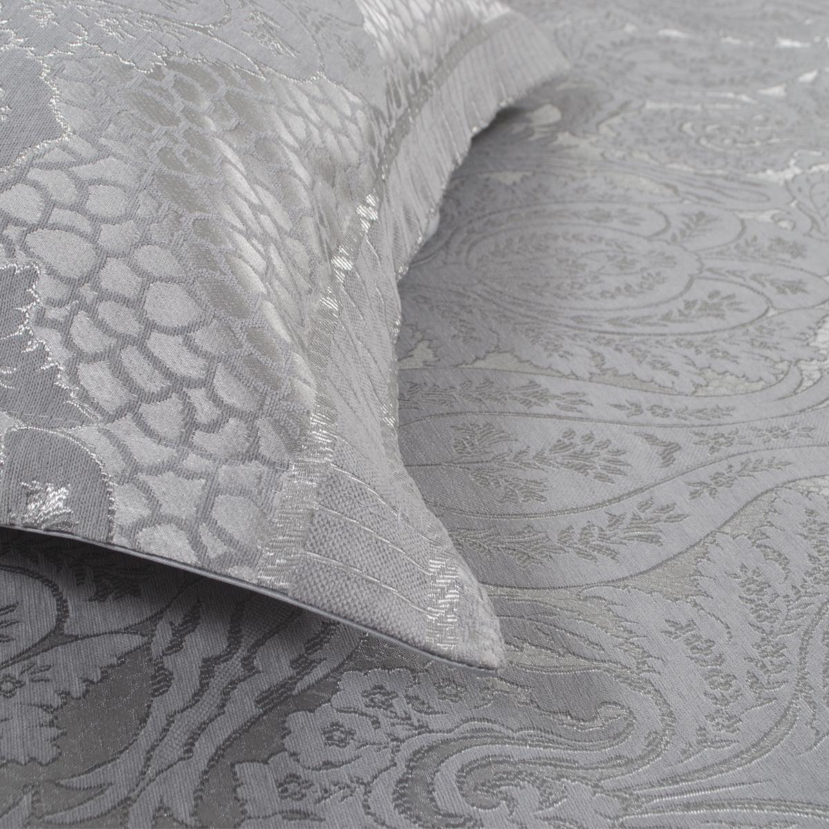Покривало жакард з наволочками Dantela Vita Hazel євро Світло-сірий (svt-2000022345637) - фото 4