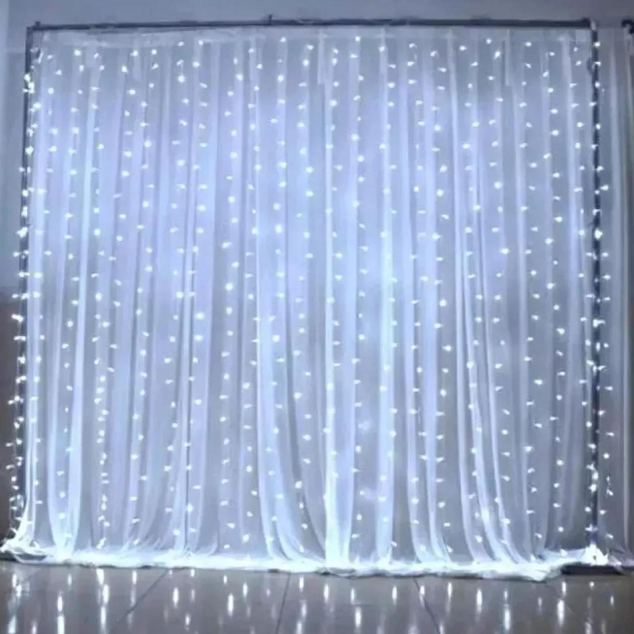 Гірлянда світлодіодна штора 320 лампочок 300х200 см 220V Тепло-білий (1472780880) - фото 5