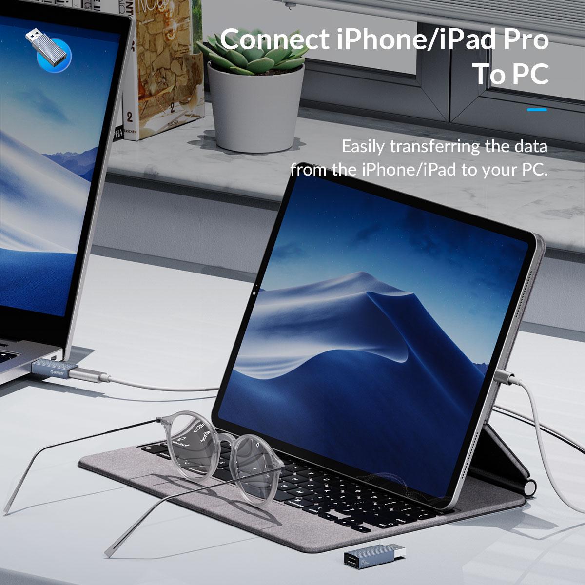 Кабель Orico USB-Type-C 10 Гбіт/с USB 3.1 15W USB-A на USB-C металевий Сірий (ORICO-AH-AC10-GY-BP) - фото 10