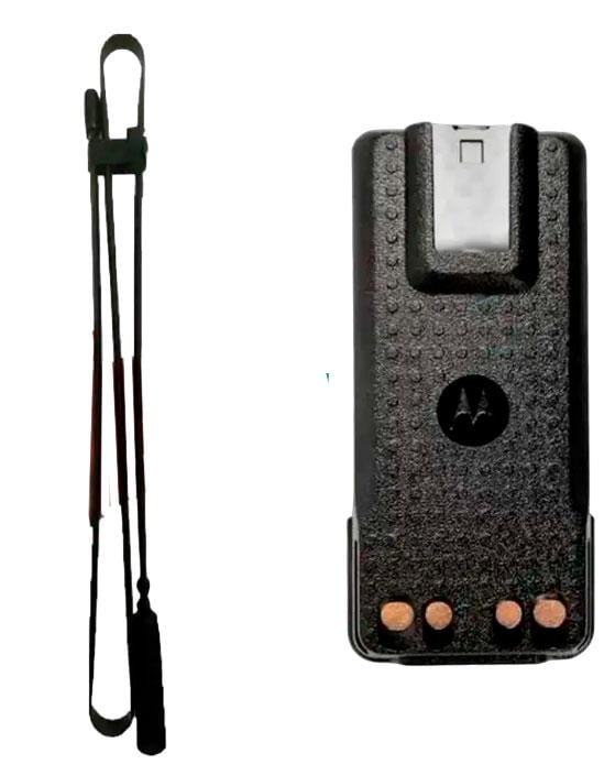 Акумуляторна батарея для радіостанцій Motorola DP4400/DP4400e/DP4800/DP4800 на 3000mАh і антена на 125 см (BV-000594)