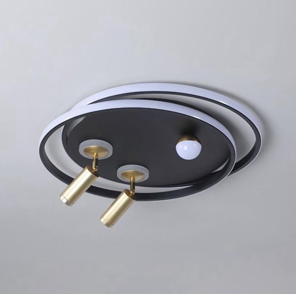 Светильник потолочный с 2 золотистыми спотами (G 568/2+Led) Светильник потолочный с 2 золотистыми спотами (G 568/2+Led)