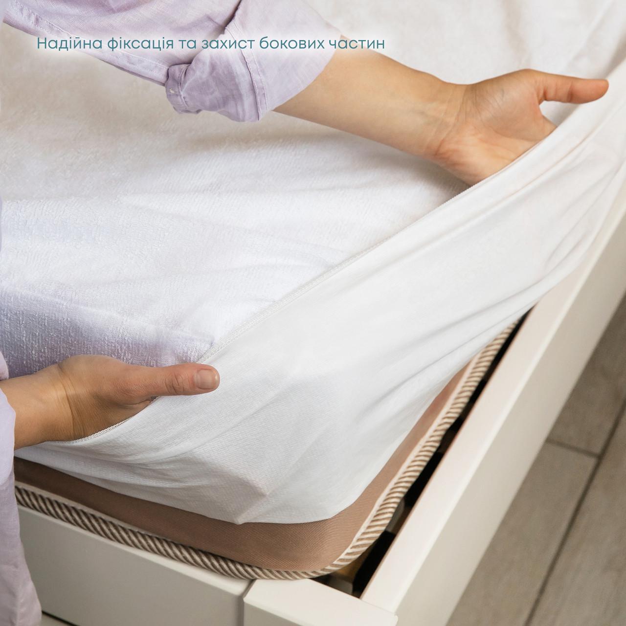 Наматрасник-чехол водонепроницаемый WATERPROOF бамбук 140х200х30 см - фото 3 Наматрасник-чехол водонепроницаемый WATERPROOF бамбук 140х200х30 см - фото 3