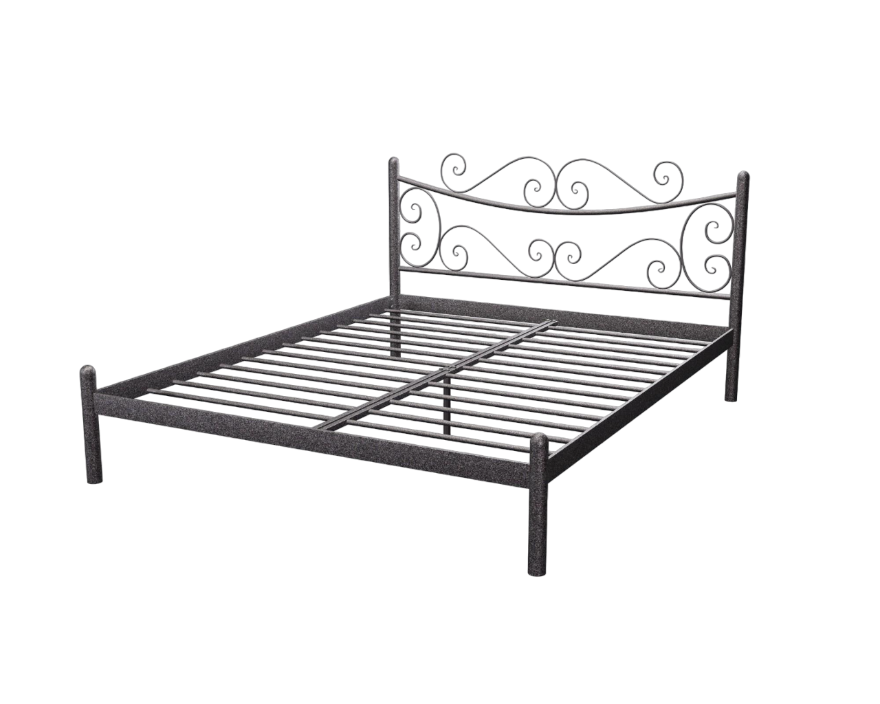 Кровать двухспальная AzalyaDesign 140х200 см Графитовый (ten_0054)